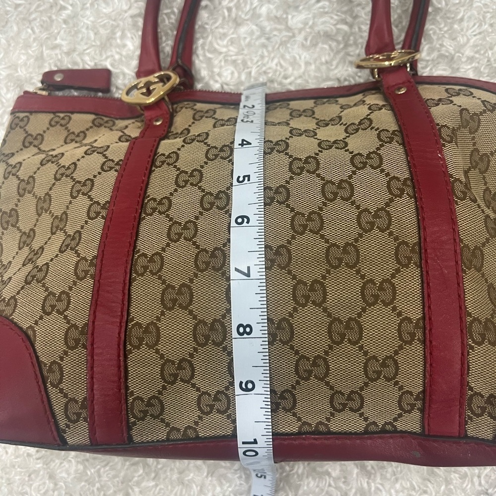 Gucci GG Canvas Lovely Shoulder Bag - Picture 8 of 16
